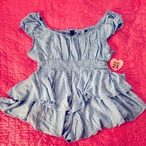 Rue21 Baby Blue Romper